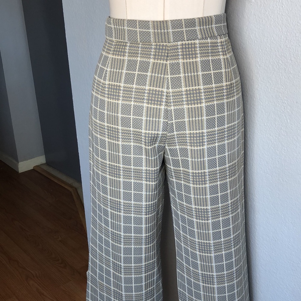 Vintage 70’s Jack Winter wide leg plaid pants - Picture 4 of 7